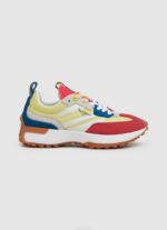 amarillo acido tenis combinados con estampado lucky Pepe Jeans 06X4572 mujer