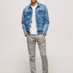 argén pantalones de chándal regulares stanley Pepe Jeans 06X41101 hombres