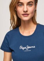 Armada camiseta básica con logo Pepe Jeans 06X4470 mujer