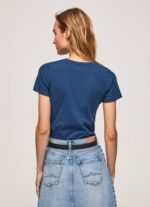 Armada camiseta básica con logo Pepe Jeans 06X4470 mujer - Imagen 4