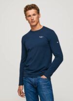 Armada camiseta de manga larga de algodón Pepe Jeans 06X41009 hombres