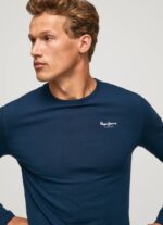 Armada camiseta de manga larga de algodón Pepe Jeans 06X41009 hombres - Imagen 3