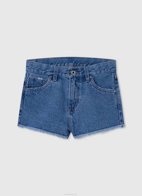 bahía shorts de algodón con cintura elástica Pepe Jeans 06X41501 chica - Imagen 5