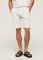 blanco bermudas chinas con estampado mc queen Pepe Jeans 06X41116 hombres - Imagen 2