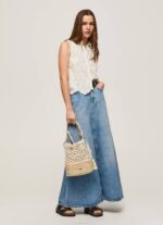 blanco camisa con abertura en la sisa Pepe Jeans 06X4337 mujer - Imagen 2