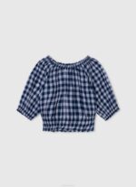 blanco camisa de canalé de algodón Pepe Jeans 06X41421 chica - Imagen 4