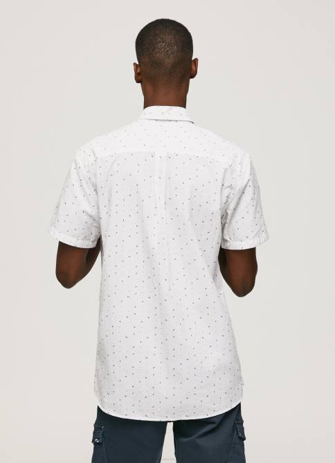 blanco camisa de manga corta lindenberg Pepe Jeans 06X41063 hombres - Imagen 5