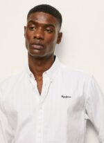 blanco camisa dobby a rayas lisselton Pepe Jeans 06X41064 hombres - Imagen 3
