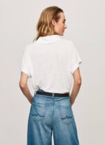 blanco camisa polo Pepe Jeans 06X4397 mujer - Imagen 4