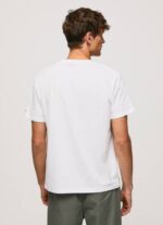 blanco camiseta cabina telefónica Pepe Jeans 06X4984 hombres - Imagen 4