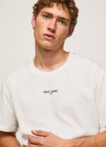 blanco camiseta con estampado de foto Pepe Jeans 06X4981 hombres - Imagen 3