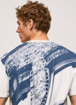blanco camiseta con estampado de foto Pepe Jeans 06X4981 hombres - Imagen 5