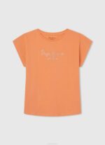 blanco camiseta con estampado monocromático Pepe Jeans 06X41453 chica - Imagen 4