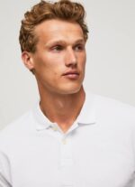 blanco camiseta con logo Pepe Jeans 06X41085 hombres - Imagen 3