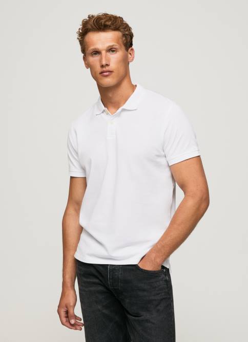 blanco_camiseta_con_logo_pepe_jeans_06x41085_hombres.jpg blanco camiseta con logo Pepe Jeans 06X41085 hombres - Imagen 1