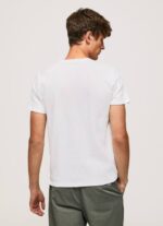 blanco camiseta de punto gofrado Pepe Jeans 06X4960 hombres - Imagen 4
