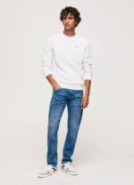 blanco jersey con estampado fotográfico Pepe Jeans 06X4867 hombres - Imagen 2