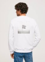 blanco jersey con estampado fotográfico Pepe Jeans 06X4867 hombres - Imagen 5