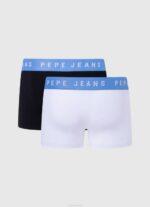 blanco Pack de 2 bóxers de algodón elástico Pepe Jeans 06X41146 hombres - Imagen 2