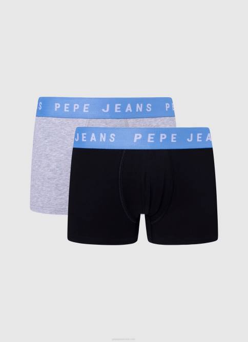 blanco Pack de 2 bóxers de algodón elástico Pepe Jeans 06X41146 hombres - Imagen 5