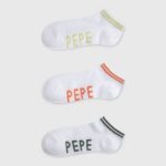 blanco pack de 3 calcetines sandi Pepe Jeans 06X4561 mujer