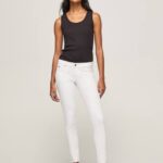 blanco pantalones pitillo clásicos Pepe Jeans 06X4299 mujer