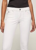 blanco pantalones pitillo clásicos Pepe Jeans 06X4299 mujer - Imagen 3