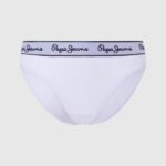 blanco panty clásico con logo estampado Pepe Jeans 06X4542 mujer