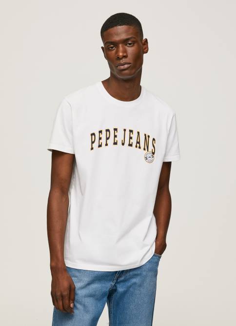blanco_playera_con_logo_estampado_pepe_jeans_06x4970_hombres.jpg blanco playera con logo estampado Pepe Jeans 06X4970 hombres - Imagen 1