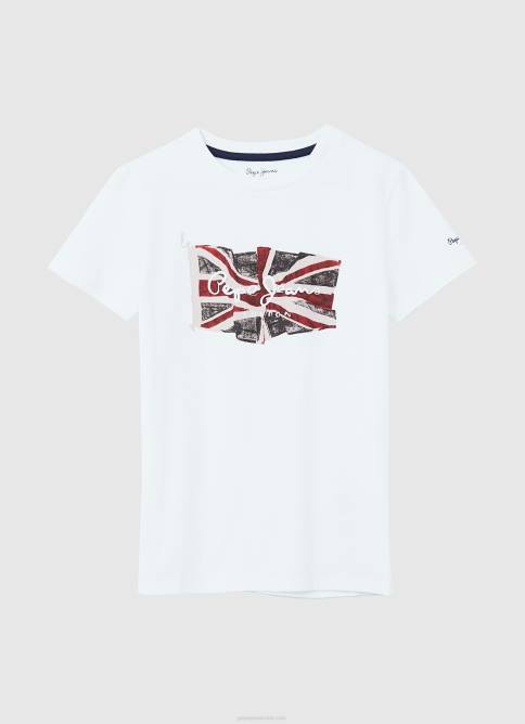 blanco_playera_con_logo_y_bandera_pepe_jeans_06x41609_chico.jpg blanco playera con logo y bandera Pepe Jeans 06X41609 chico - Imagen 1