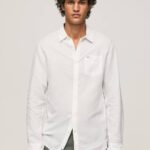 blanco playera de manga larga parker Pepe Jeans 06X41073 hombres