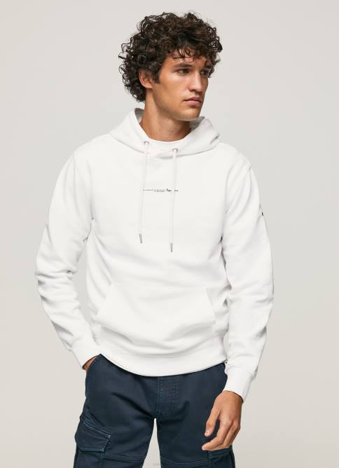 blanco_sueter_con_capucha_pepe_jeans_06x4910_hombres.jpg blanco suéter con capucha Pepe Jeans 06X4910 hombres - Imagen 1