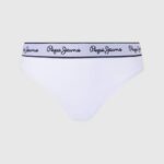 blanco tanga clásica con logo estampado Pepe Jeans 06X4541 mujer