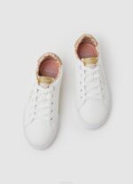 blanco tenis básicos con bandera de Kenton Pepe Jeans 06X41330 chica - Imagen 2