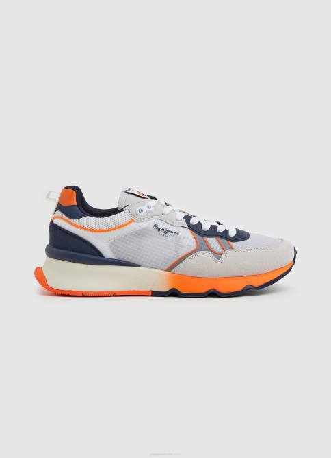 blanco_tenis_brit_pro_neon_combinados_pepe_jeans_06x41221_hombres.jpg blanco tenis brit pro neon combinados Pepe Jeans 06X41221 hombres - Imagen 1