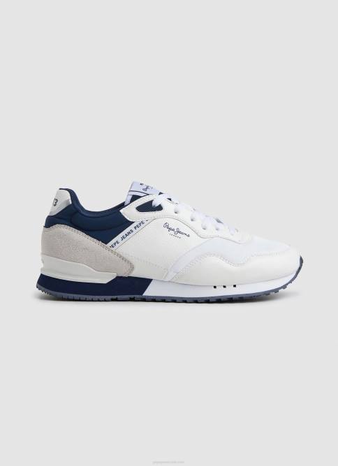 blanco_tenis_combinados_london_one_pepe_jeans_06x41237_hombres.jpg blanco tenis combinados london one Pepe Jeans 06X41237 hombres - Imagen 1