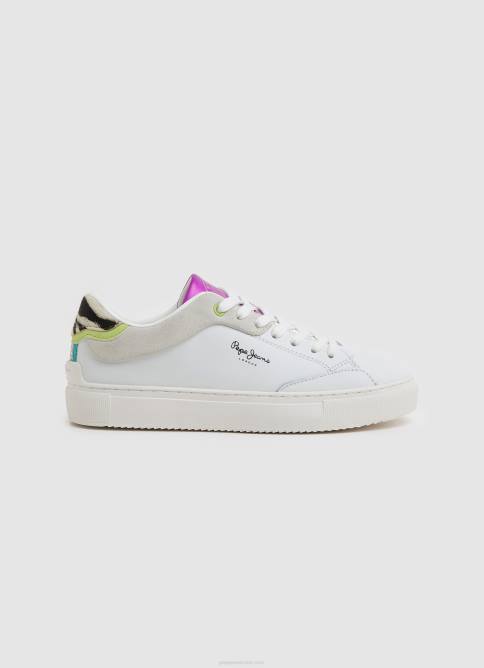 blanco_zapatillas_basicas_adams_ari_pepe_jeans_06x4592_mujer.jpg blanco zapatillas básicas adams ari Pepe Jeans 06X4592 mujer - Imagen 1