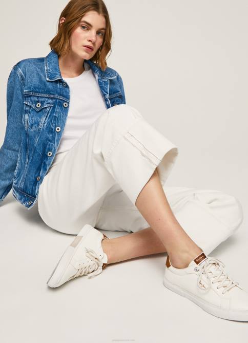 blanco_zapatillas_clasicas_kenton_max_pepe_jeans_06x4583_mujer.jpg blanco zapatillas clásicas kenton max Pepe Jeans 06X4583 mujer - Imagen 1