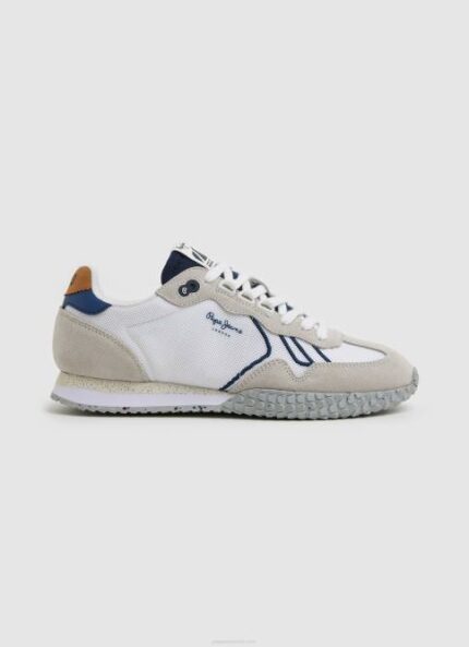 blanco zapatillas retro combinadas Pepe Jeans 06X41231 hombres