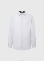 blanqueador azul camisa de popelina de corte slim Lawrence Pepe Jeans 06X41050 hombres - Imagen 5
