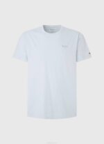 blanqueador azul playera con logo estampado Pepe Jeans 06X4947 hombres - Imagen 5