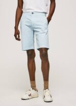 blanqueador azul shorts chinos de algodón Pepe Jeans 06X41115 hombres - Imagen 2