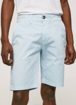 blanqueador azul shorts chinos de algodón Pepe Jeans 06X41115 hombres - Imagen 3