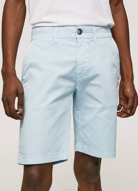 blanqueador azul shorts chinos de algodón Pepe Jeans 06X41115 hombres - Imagen 3