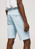 blanqueador azul shorts chinos de algodón Pepe Jeans 06X41115 hombres - Imagen 5