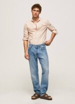 blanquecino camisa lucus slim de popelina Pepe Jeans 06X41053 hombres