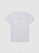 blanquecino playera con logo estampado Pepe Jeans 06X41643 chico