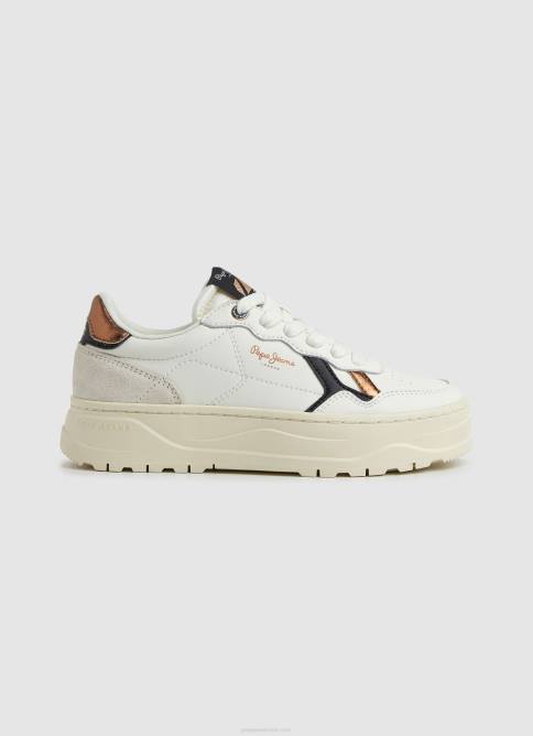 blanquecino_zapatillas_kore_retry_de_piel_pepe_jeans_06x4571_mujer.jpg blanquecino zapatillas kore retry de piel Pepe Jeans 06X4571 mujer - Imagen 1