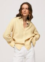 brillar camisa regular fit con estampado de rayas Pepe Jeans 06X4347 mujer