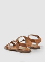broncearse sandalias irma de piel trenzada Pepe Jeans 06X41337 chica - Imagen 4